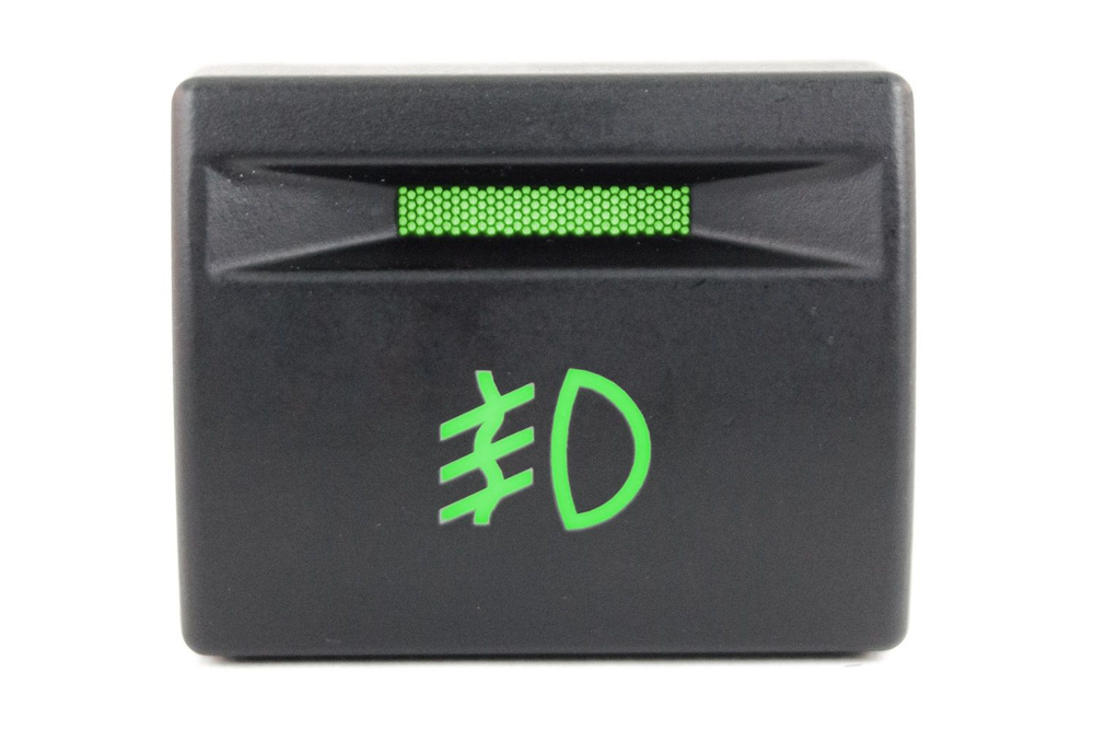 Кнопка передних противотуманных фар с зеленой подсветкой и зеленой ...