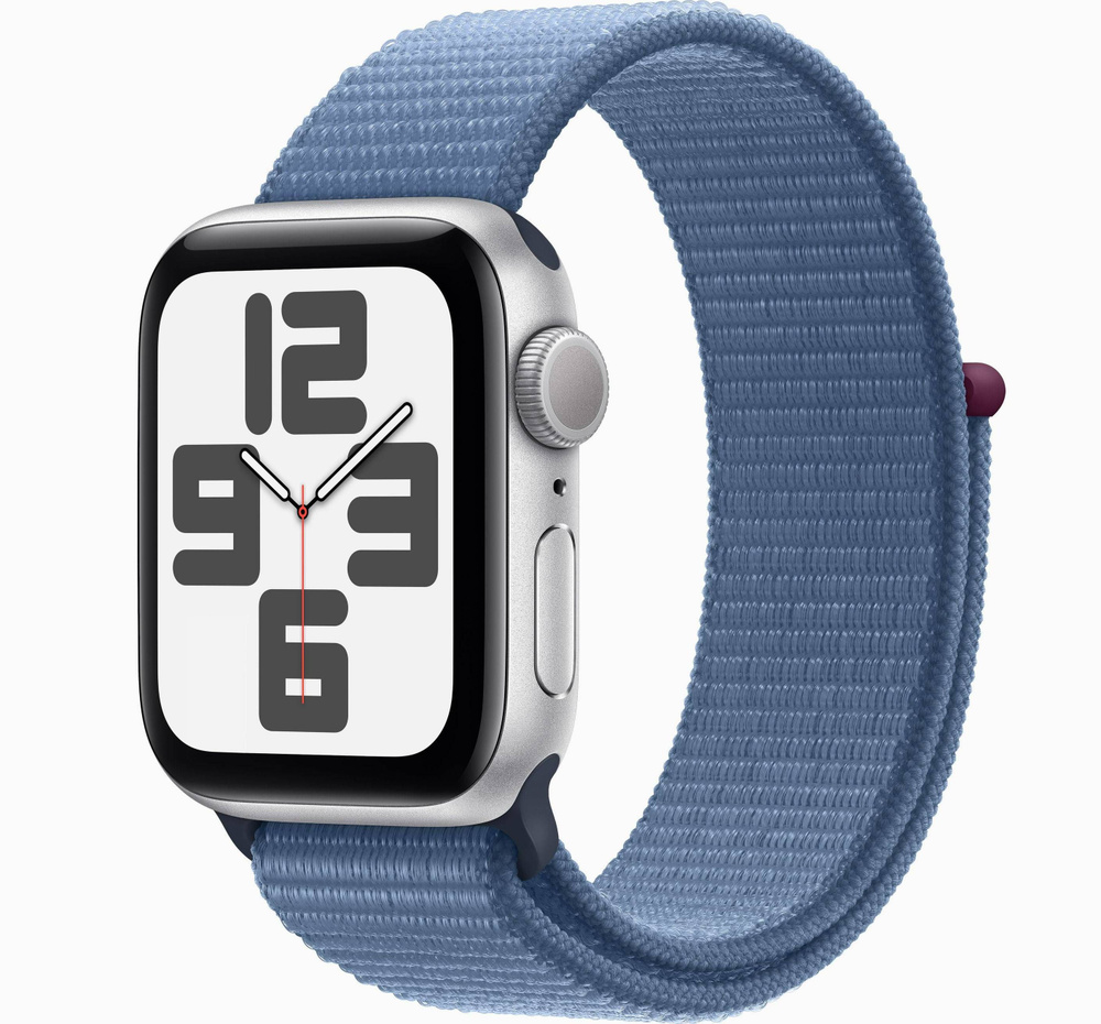 Умные часы Apple Watch SE GPS 40mm Silver Aluminium Case with Winter Blue Sport Loop (2023) #1