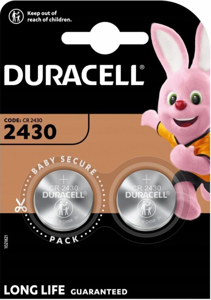 Батарейка Duracell CR2430 Lithium 3 V - 2 шт. #1