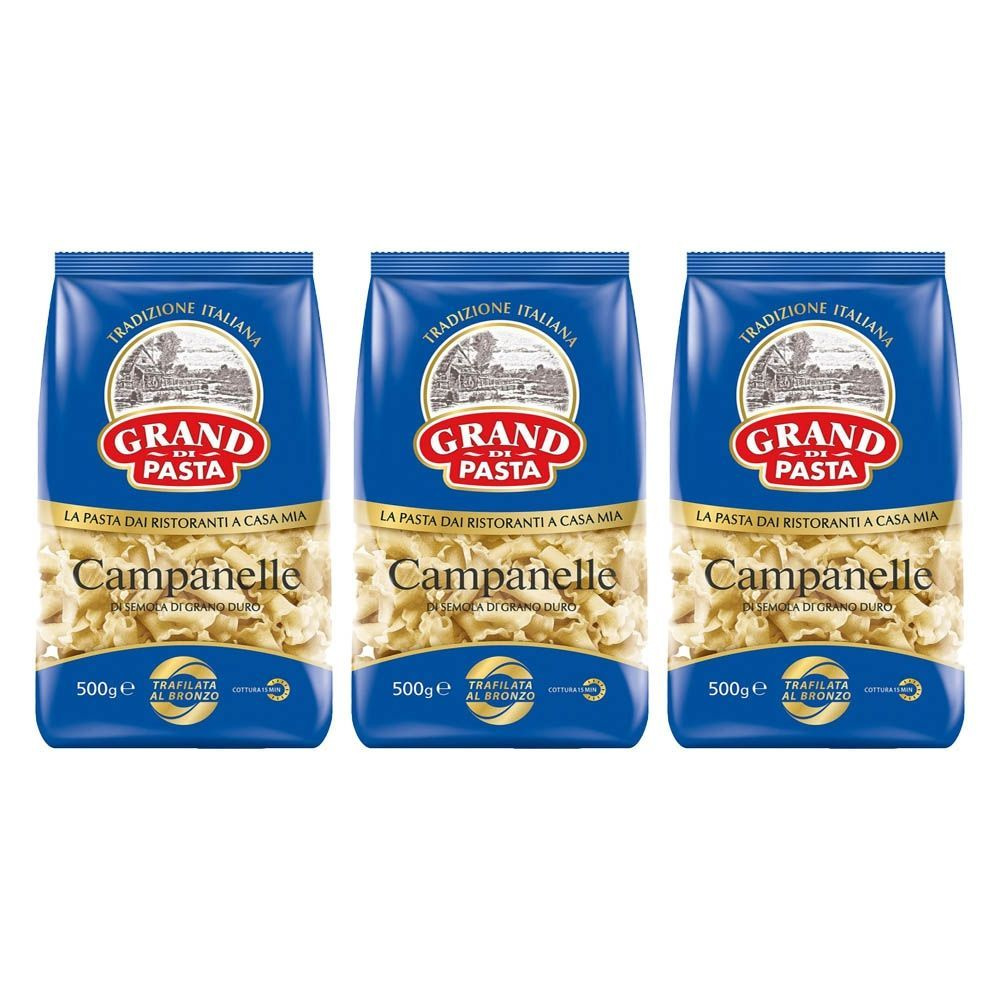 Макароны Grand Di Pasta Campanelle (кампанелле) 450г - 3шт - купить с ...