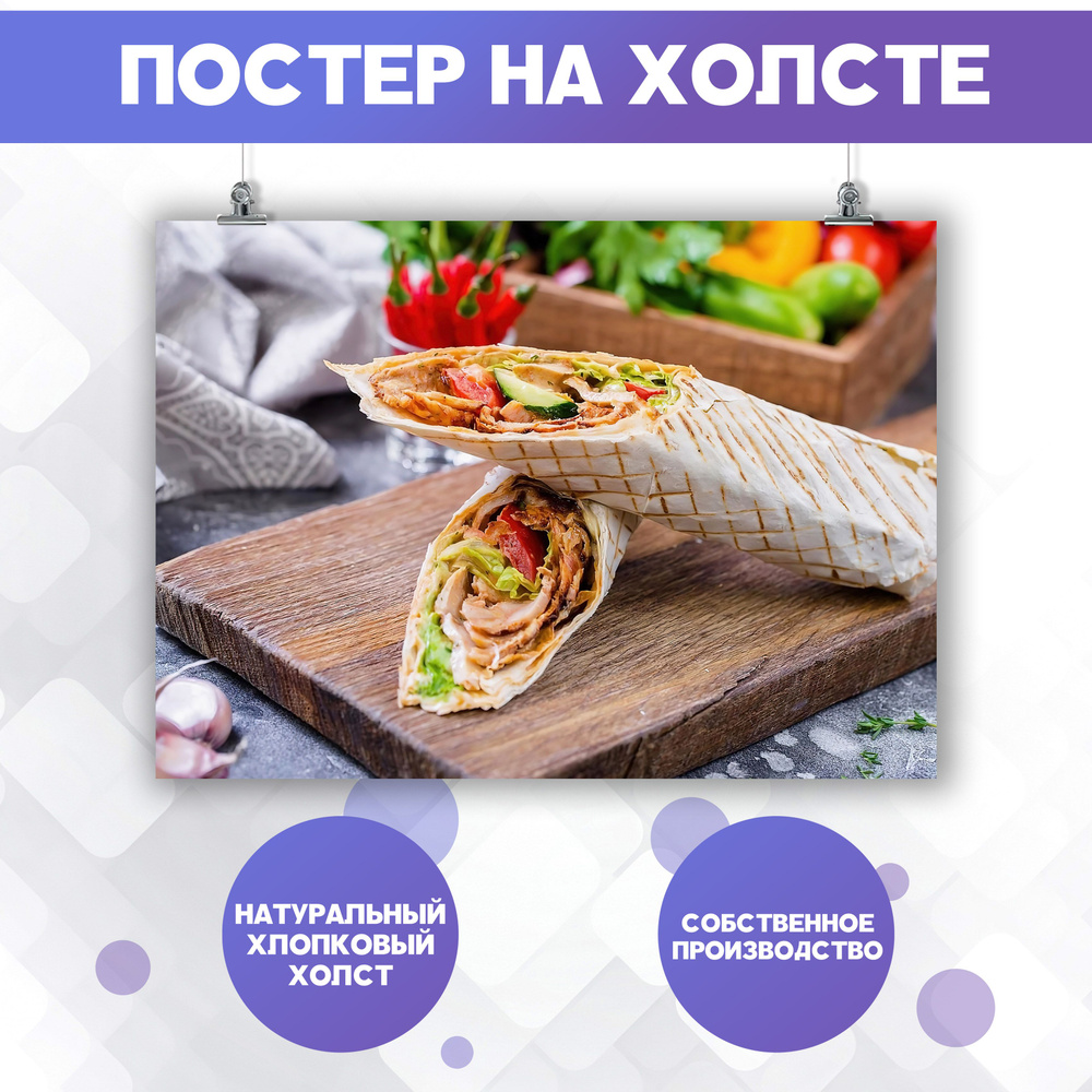 Купить постер для кухни и столовой в Спб с доставкой по цене от 1 руб.