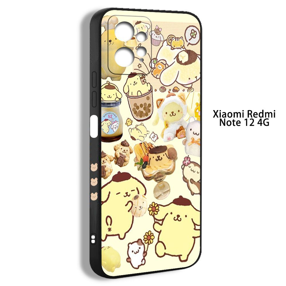 чехол для смартфона Подходит для Xiaomi Redmi Note 12 4G Hello Kitty  Помпомпурин Pompompurin EFB15 - купить с доставкой по выгодным ценам в  интернет-магазине OZON (1213916686)