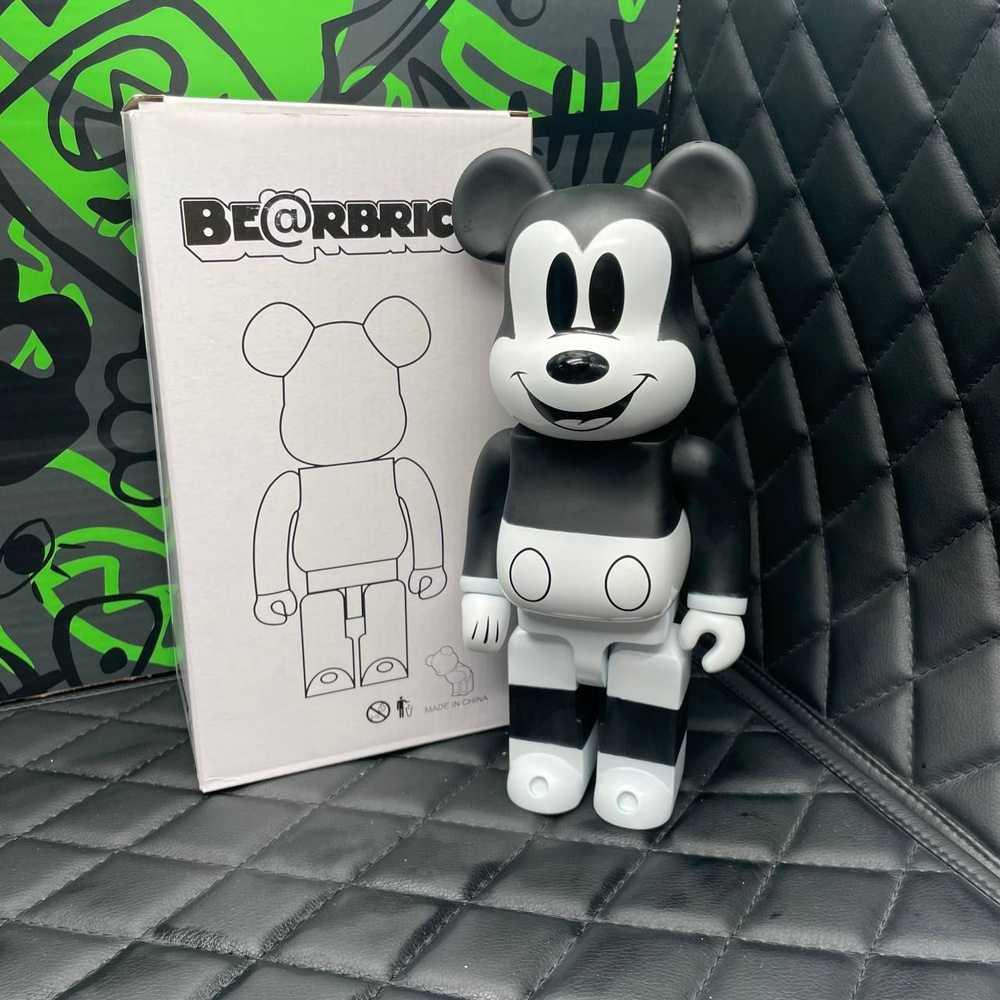 Игрушка Bearbrick Микки Маус 28см - купить с доставкой по выгодным ценам в  интернет-магазине OZON (1217946129)