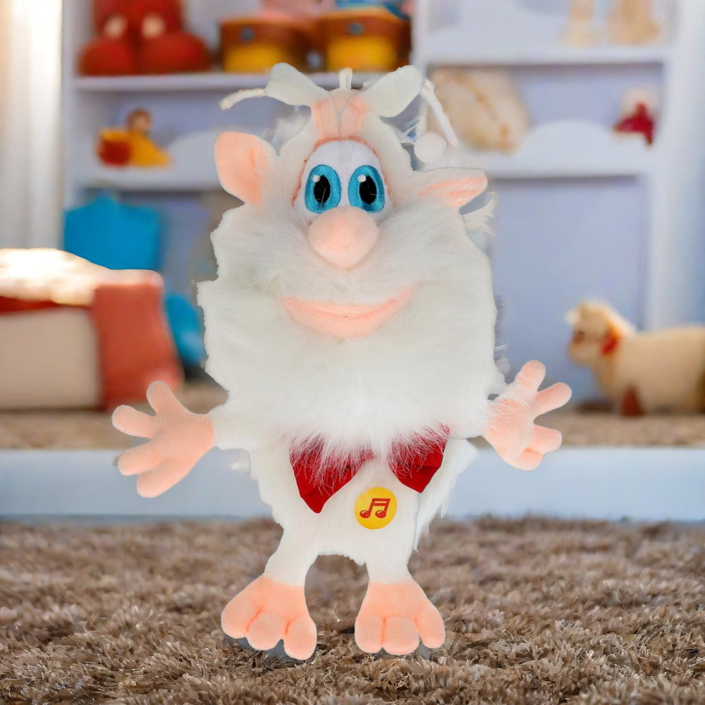 Мягкая игрушка говорящая Мульти-Пульти Буба в галстуке-бабочке 20 см ...