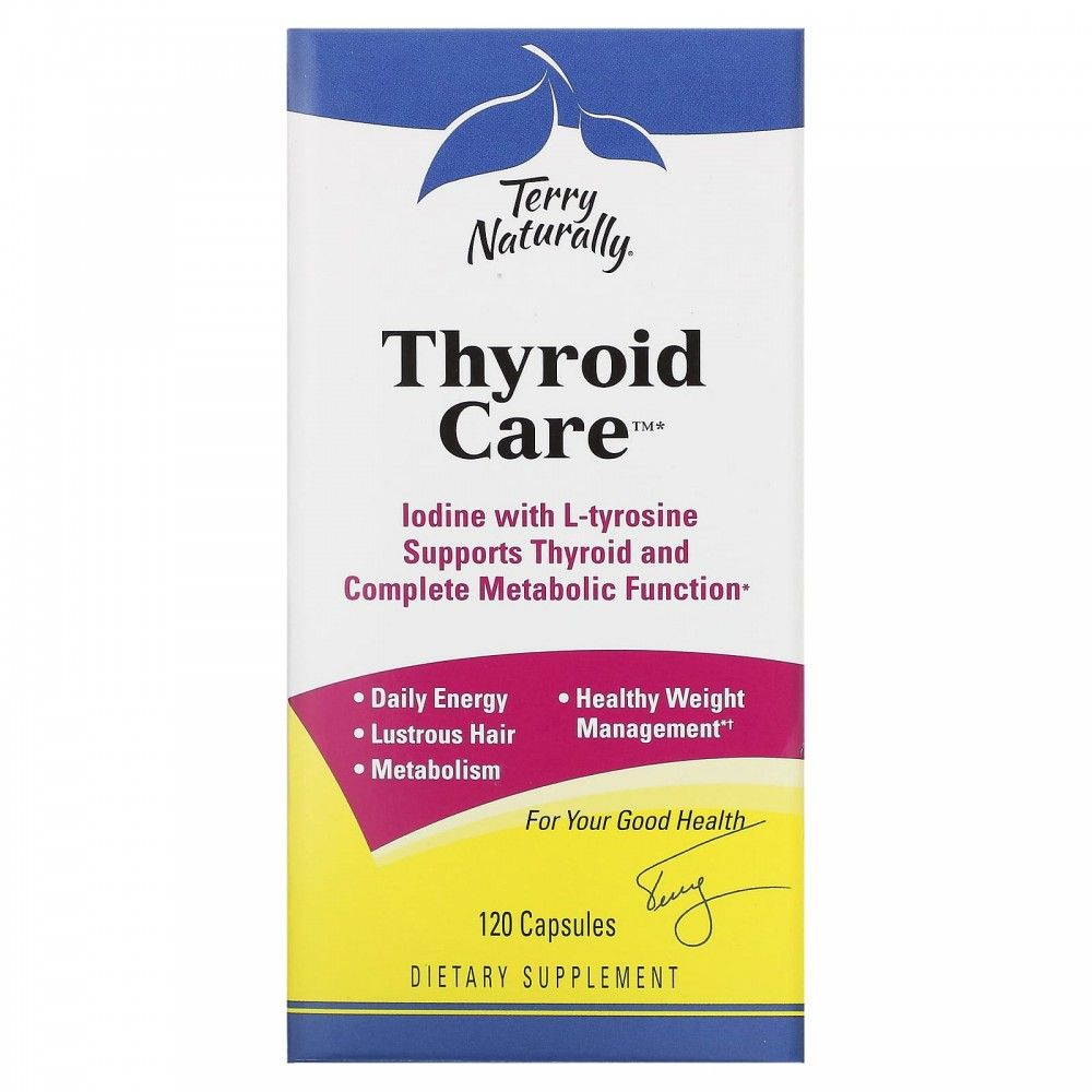 Terry Naturally, Thyroid Care, 120 капсул #1