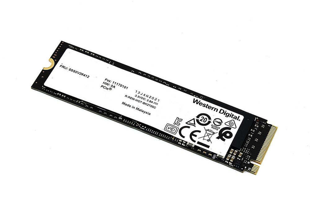 512 ГБ Внутренний SSD-диск Жесткий диск SSD PCIe 512Gb Western Digital ...