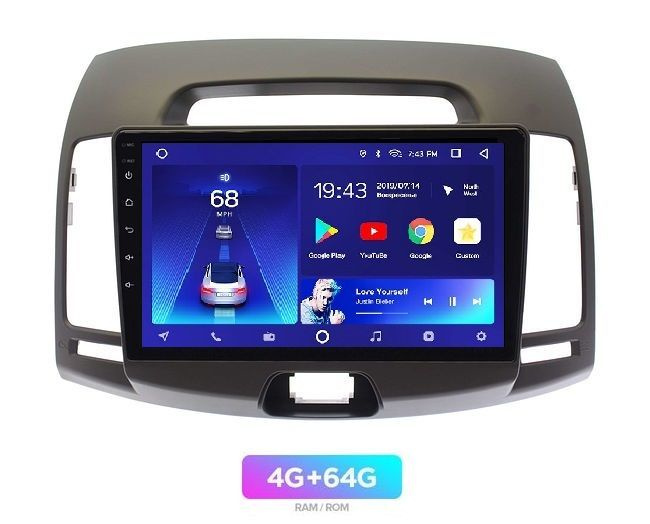 Автомагнитола CC3 Lite Hyundai Elantra, Avante 2006-2011 4 + 64 ГБ Голосовое управление /Android 12 WI-FI #1