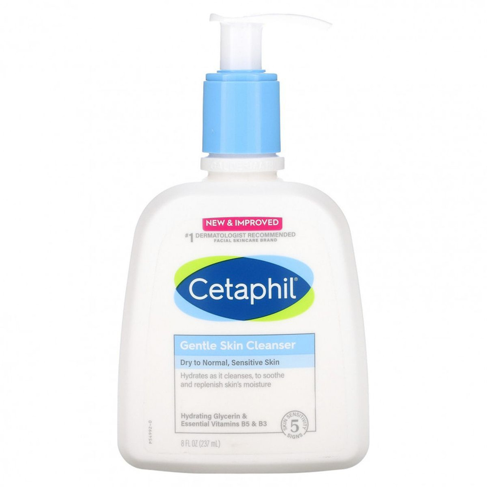 Мягкое очищающее средство Cetaphil, без отдушек, 237 мл #1