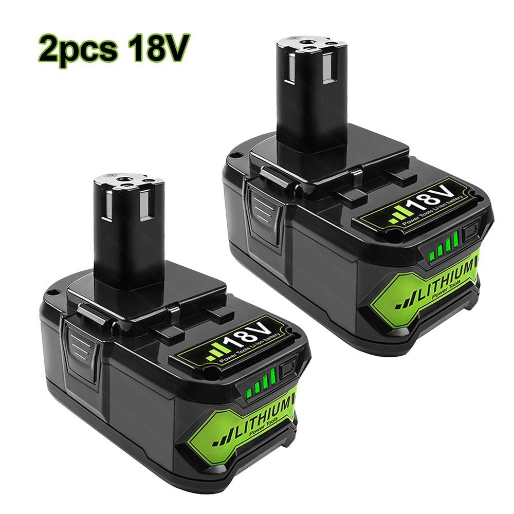 Ryobi 18 deals volt battery p100