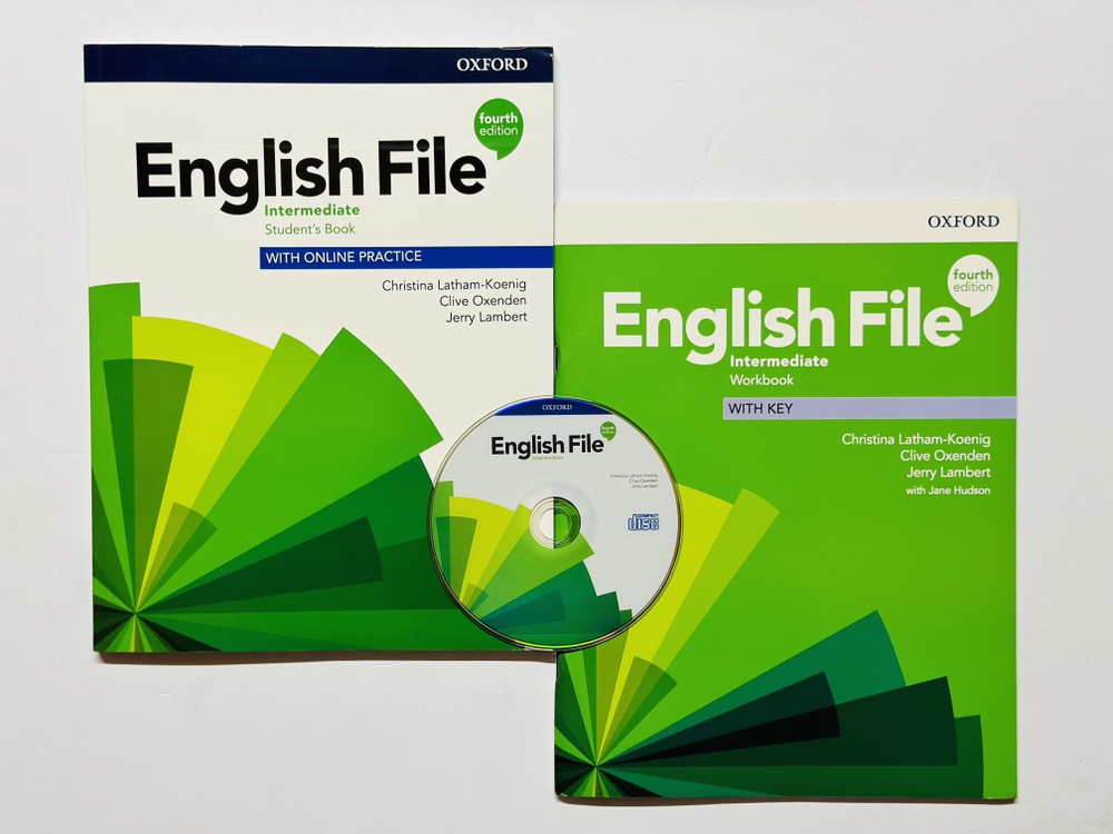 English File Intermediate 4th Edition Комплект Student's Book + Workbook + CD - купить с ...