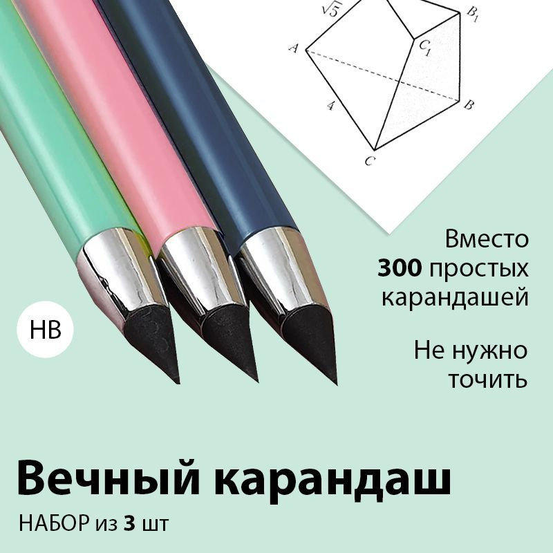 Madeoni Карандаш, твердость: HB (Твердо-мягкий), толщина: 0.5 мм, 3 шт.  #1