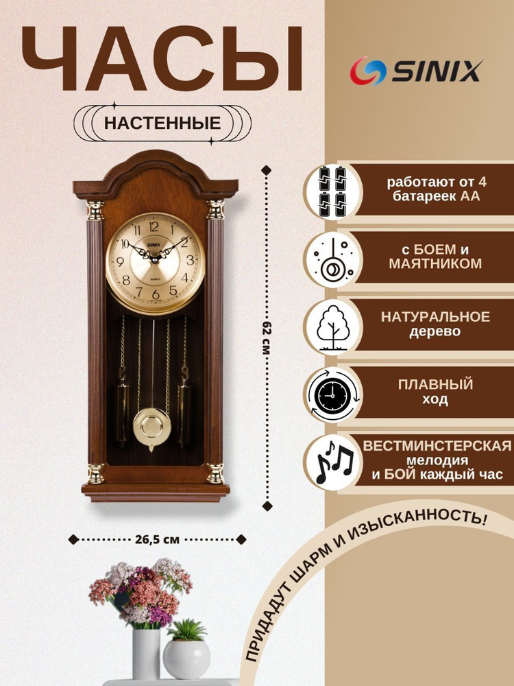 Настенные часы Sinix 2081GA - купить по низкой цене в интернет-магазине ...