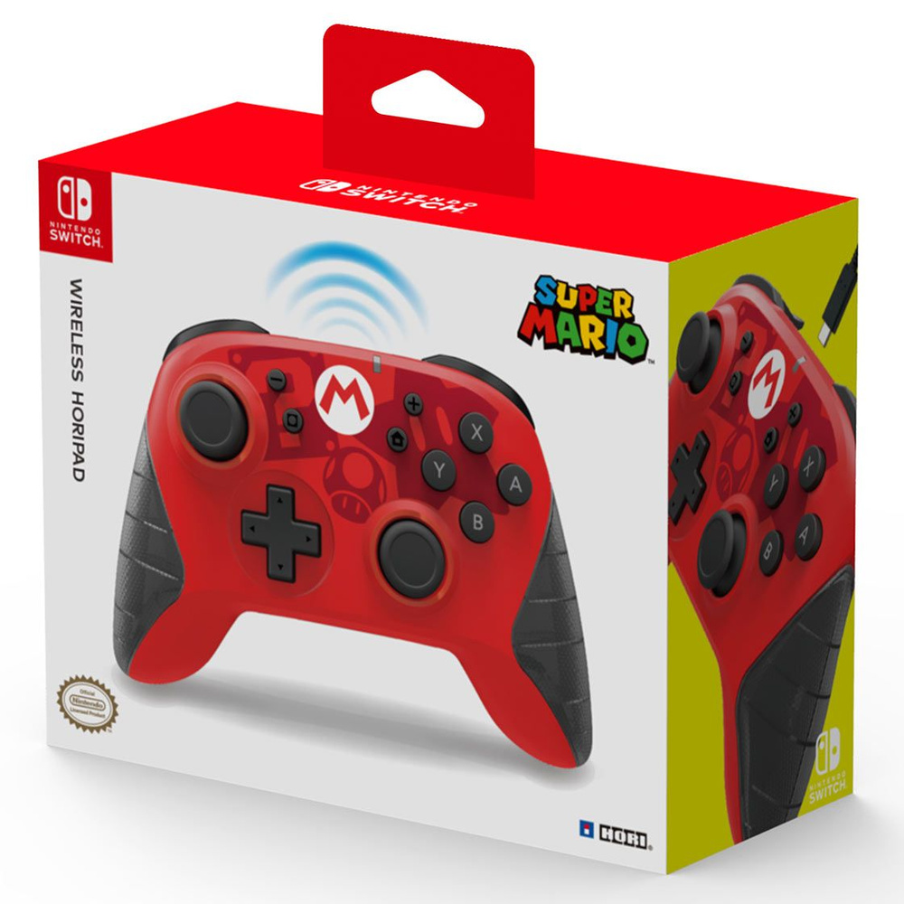 Беспроводной геймпад Horipad в стиле Mario для Nintendo Switch - купить ...