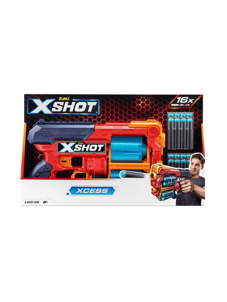 Игровой набор для стрельбы ZURU X-Shot Ексель Иксес ТК-12