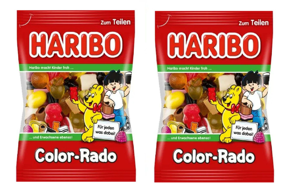 Мармелад Haribo Color Rado/Колор Радо, 2 шт по 100гр #1