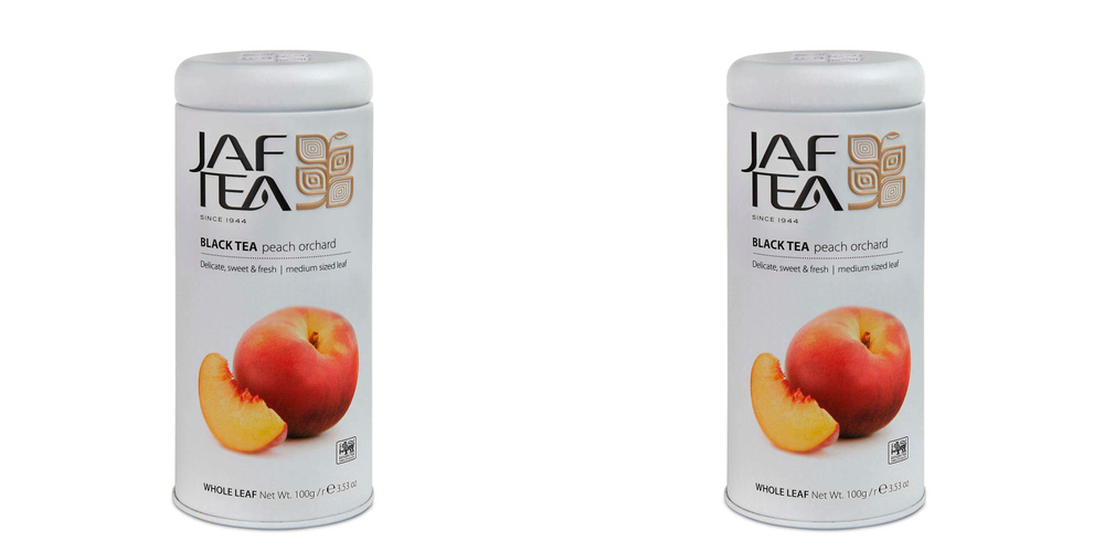 Jaf tea peach orachrd Чай черный с персиком 100гр., 2 уп. #1