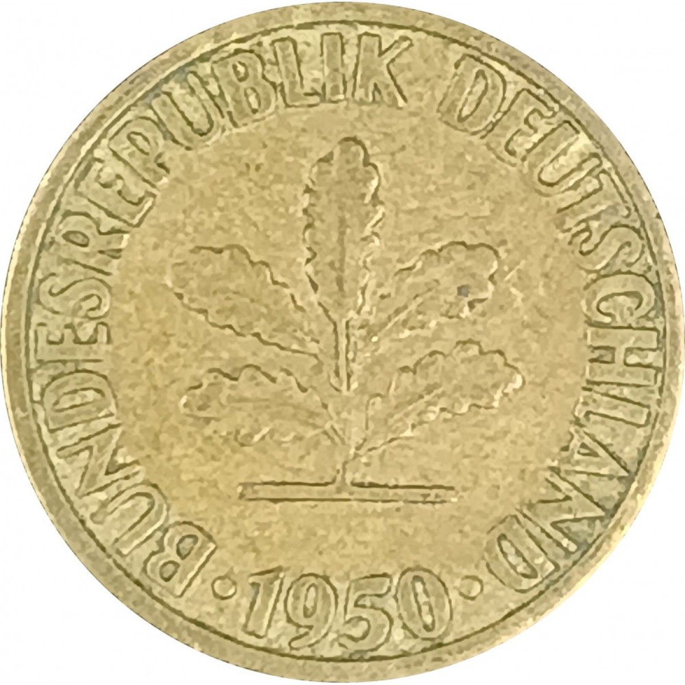 10 пфеннигов 1950 ФРГ D из оборота - купить в интернет-магазине OZON с ...