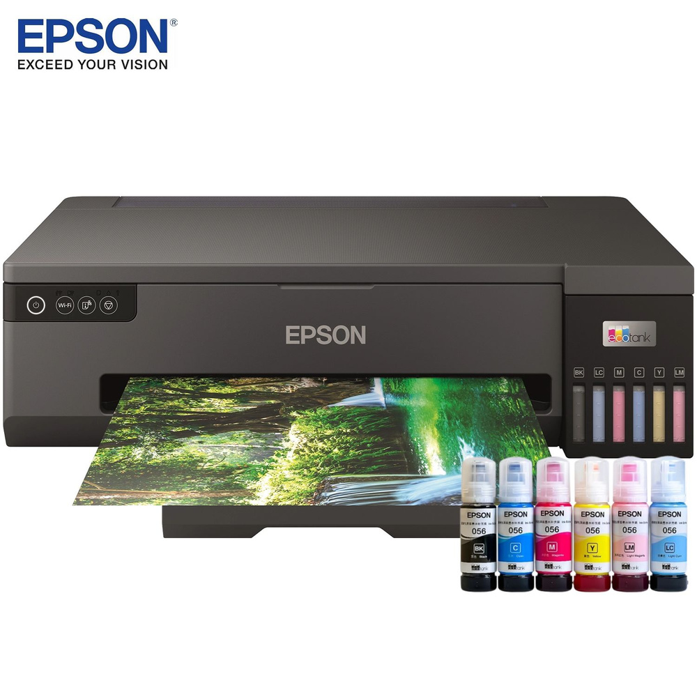 Принтер Epson L18058, СНПЧ, цветн., A3+, wifi USB, Цветной печать, купить  по низкой цене: отзывы, фото, характеристики в интернет-магазине OZON  (1262501454)