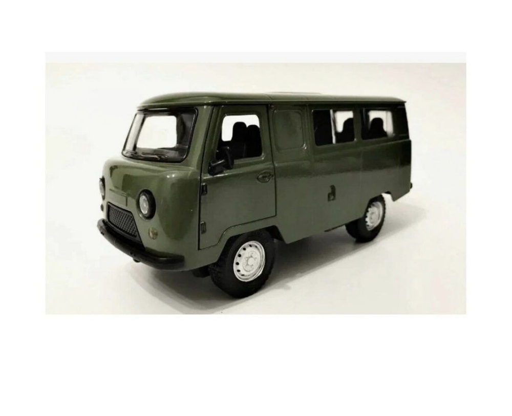 Коллекционная масштабная модель УАЗ-452 Буханка 1:24 (металл, свет ...