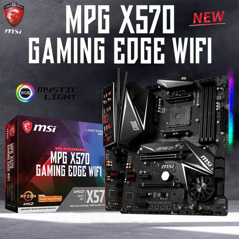 Материнская плата MSI X570 GAMING EDGE WIFI купить по низкой цене с