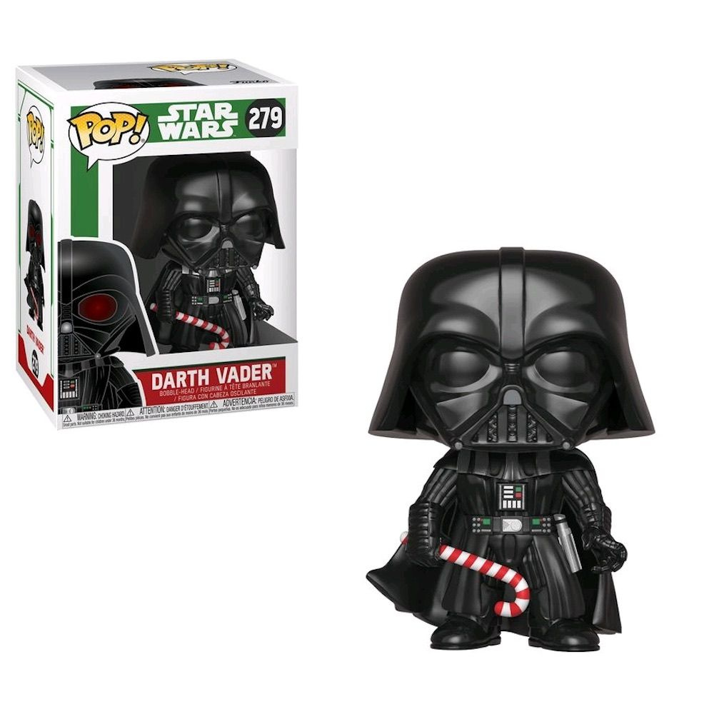 Фигурка Funko Pop! Darth Vader Holiday (Фанко Поп Дарт Вейдер с карамельной тростью из фильма Звёздные #1