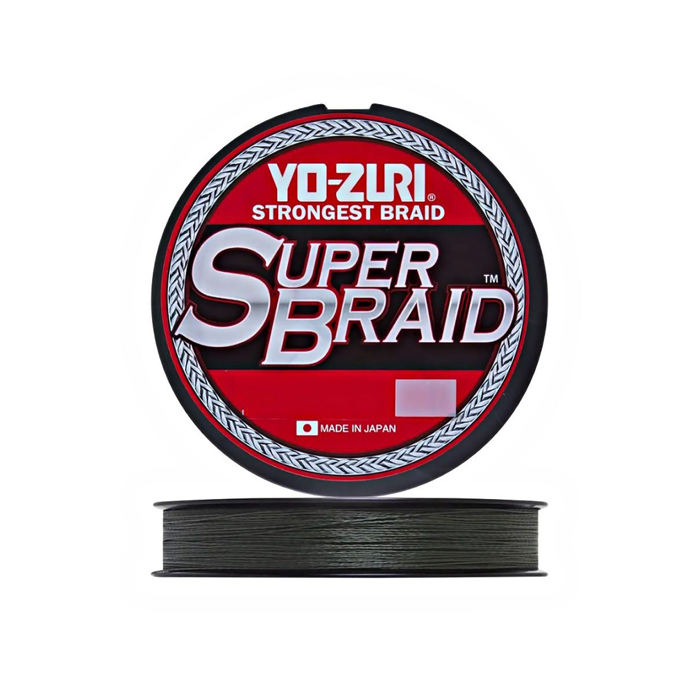 Шнур Yo-Zuri PE SuperBraid 135м 40lb 0,32мм (темно-зеленый) #1