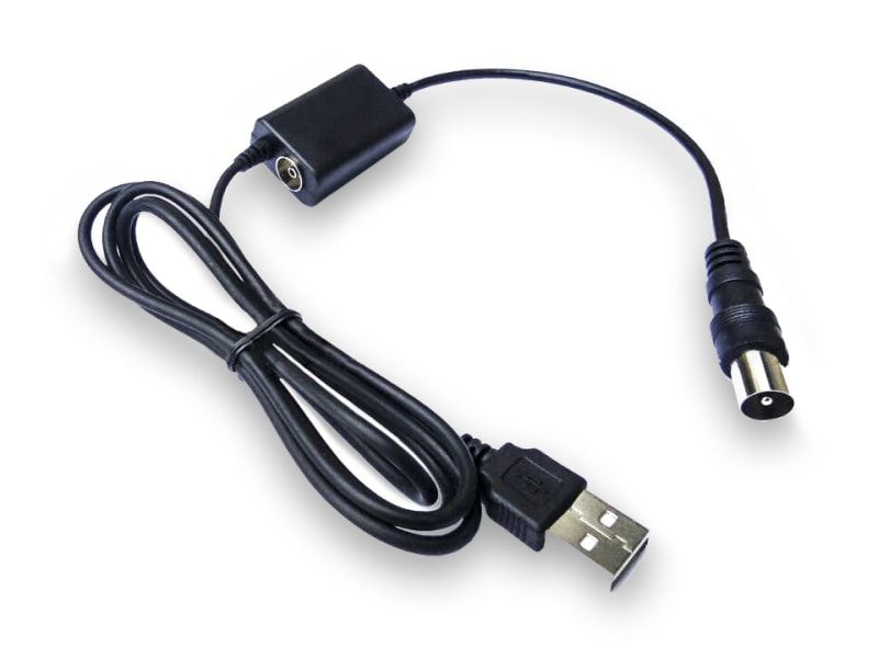 Инжектор питания Kroks USB-5V для активных ТВ-антенн, питание +5В от ...