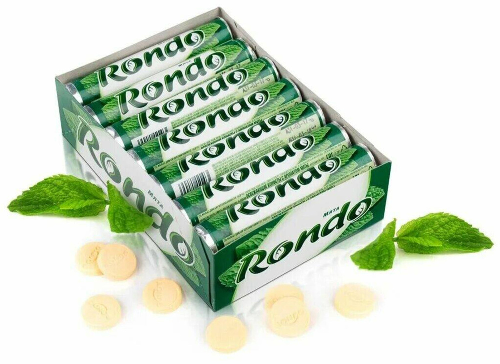 Конфеты Rondo мята освежающие,14шт. по 30г. - купить с доставкой по ...