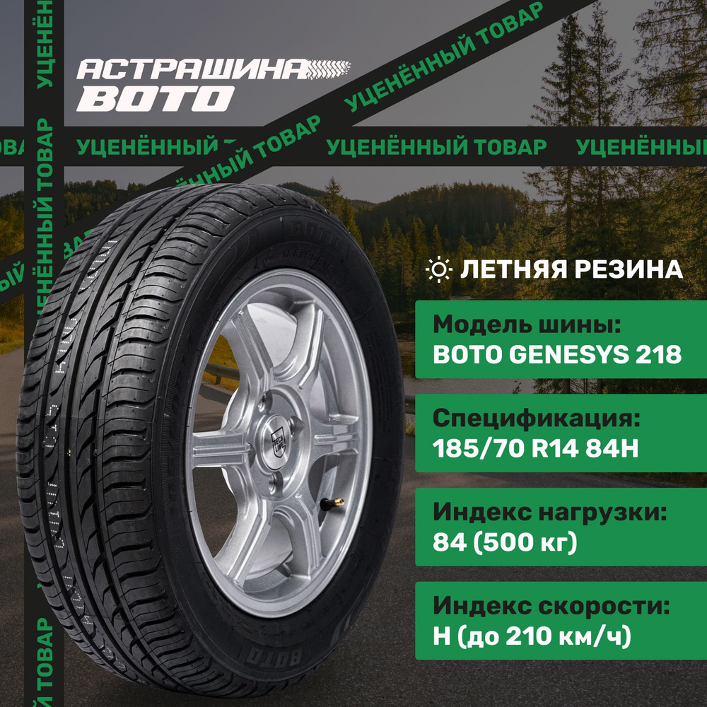 BOTO GENESYS 218 Шины летние 185/70 R14 84A