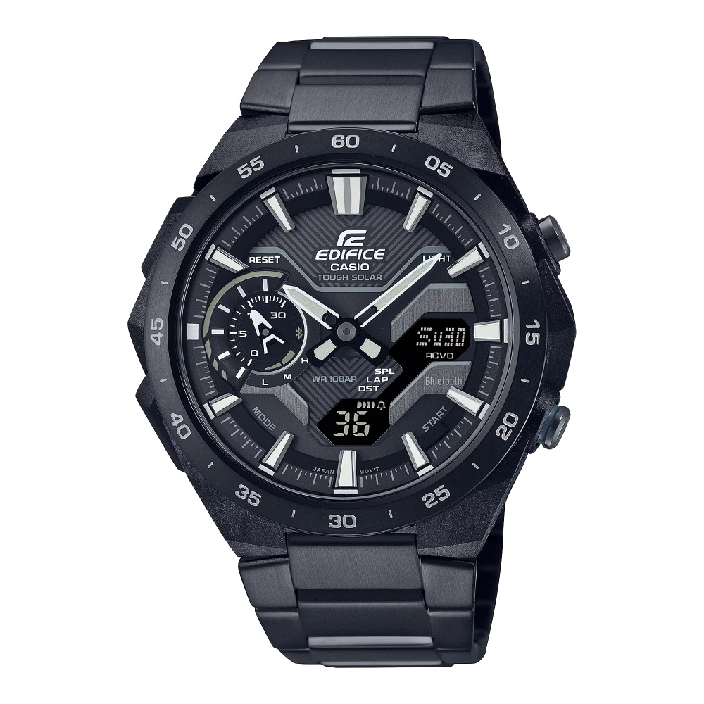 CASIO EDIFICE ECB-2200DC-1A часы наручные мужские, хронограф на солнечной батарее с технологией Bluetooth #1