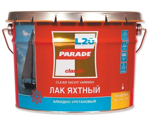 Лак яхтный Parade L20 глянцевая, 2,5л #1