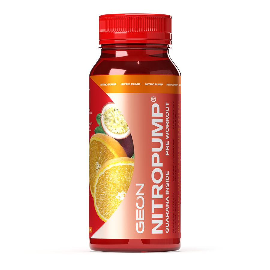 Предтренировочный комплекс GEON NITROPUMP Апельсин и Маракуйя 240 мл ...
