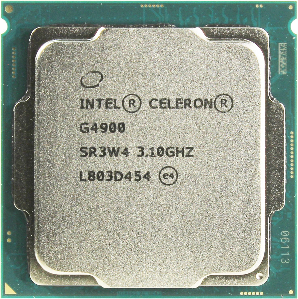 Intel Процессор Celeron G4900 для компьютера Socket LGA 1151 v2 2ядра/2потока 3.1 GHz SVGA UHD Graphics #1