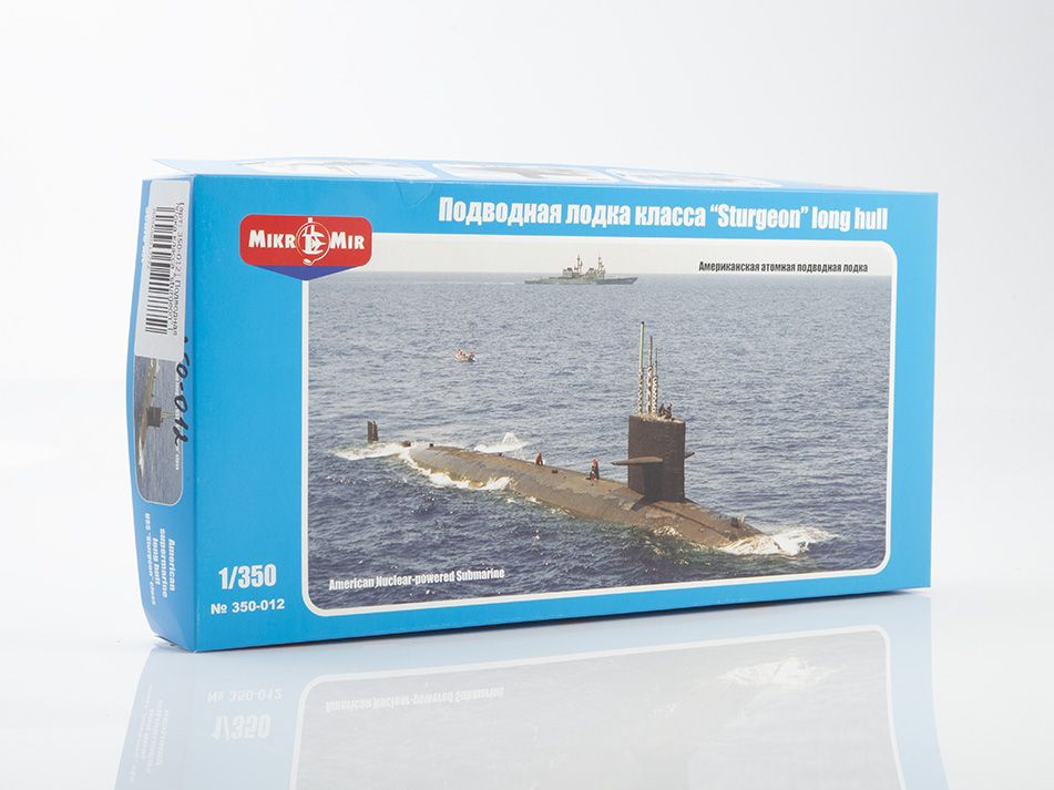 Сборная модель судна Подводная лодка класса sturgeon long hull, масштаб ...