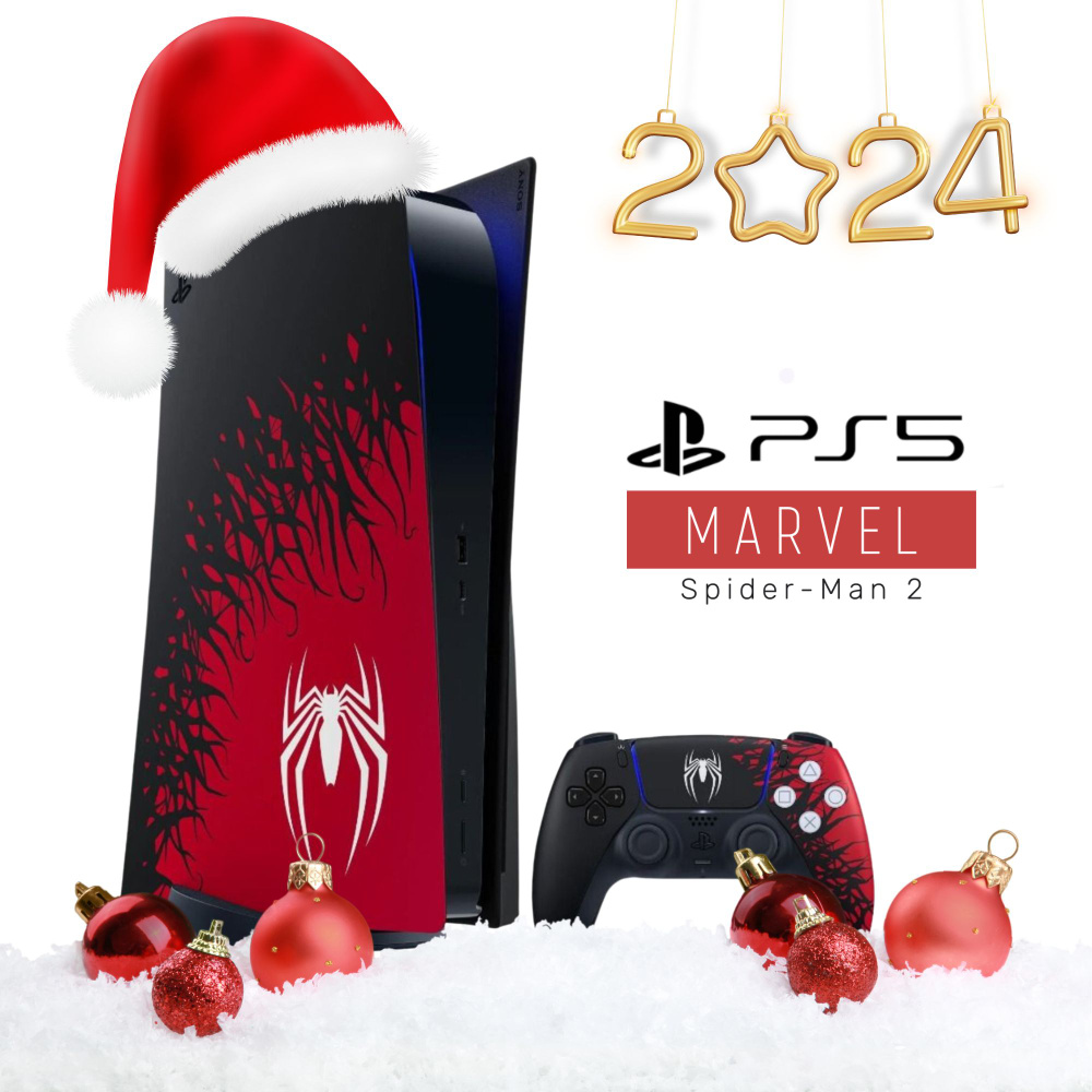 Игровая приставка Sony PlayStation 5, с дисководом, Marvel Spider-Man 2