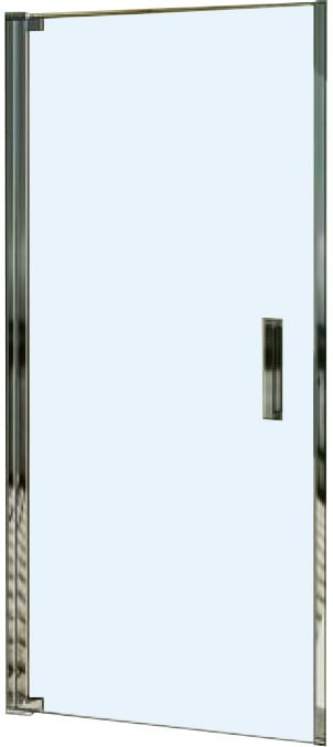 Душевая дверь в нишу WeltWasser WW600 K1 90 10000002732 профиль Хром стекло прозрачное  #1