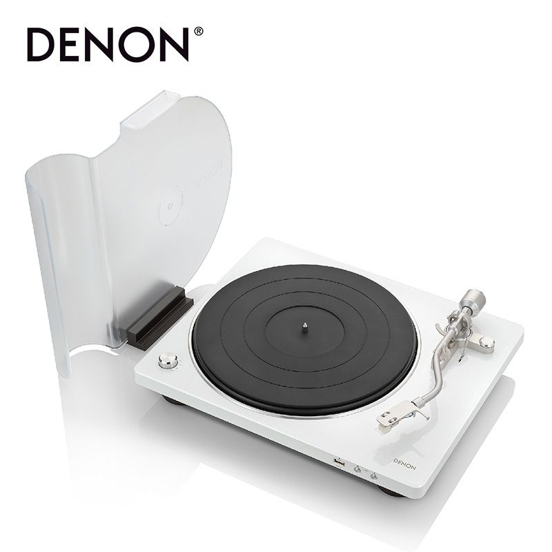 Проигрыватель виниловых дисков Hi-Fi DENON DP-450USB поддерживает запись на U-диск белое  #1