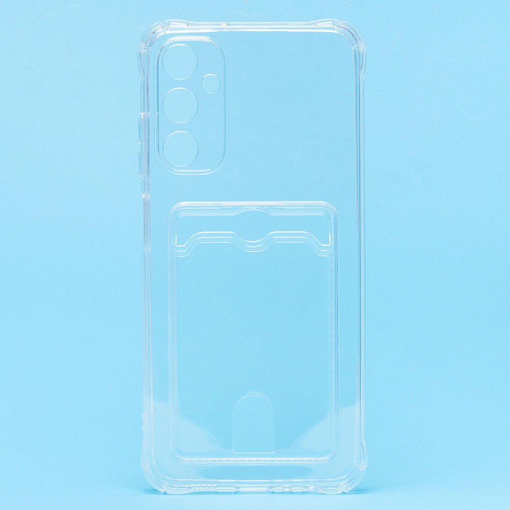 Чехол для Samsung SM-A057F (Galaxy A05s) силиконовый с картхолдером №2 <прозрачный> #1