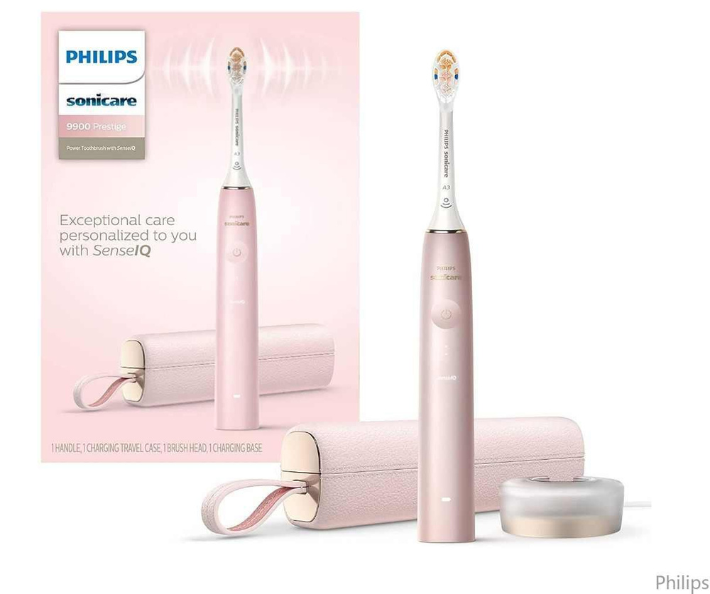 Philips Sonicare Электрическая зубная щетка Philips Sonicare 9900/HX9996，розовый, светло-розовый  #1