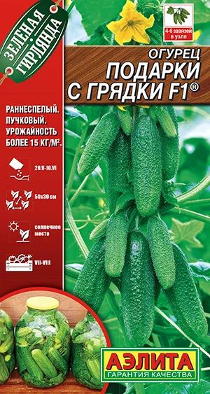 Семена Огурец Подарки с Грядки F1 (10 семян) - Аэлита #1