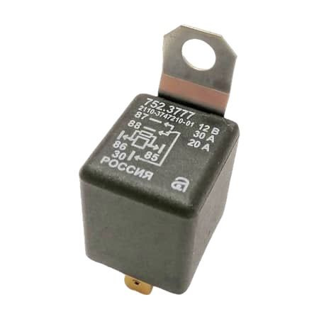 Реле 5-и контактное 12В универсальное замыкающее 30А с ...