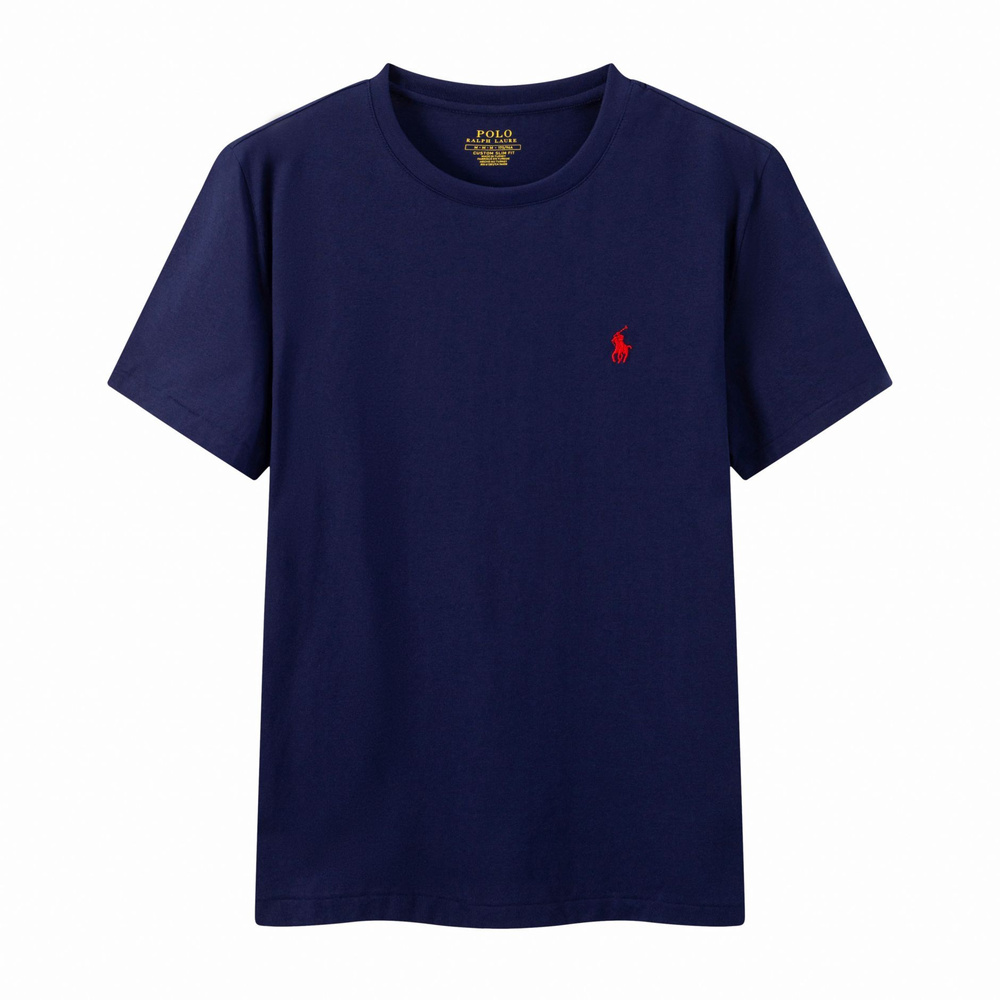 Футболка Polo Ralph Lauren, размер 50, цвет темно-синий - купить по ...