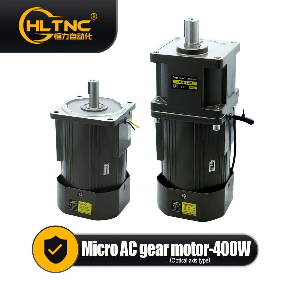 HLTNC 400W Микро электродвигатель переменного тока 220V 50/60HZ Вал ...