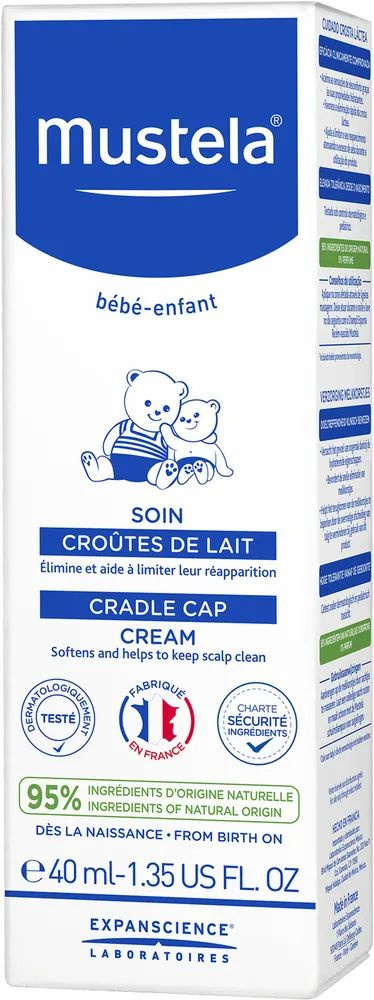 Mustela Bebe Крем от "молочных корочек", 40 мл #1