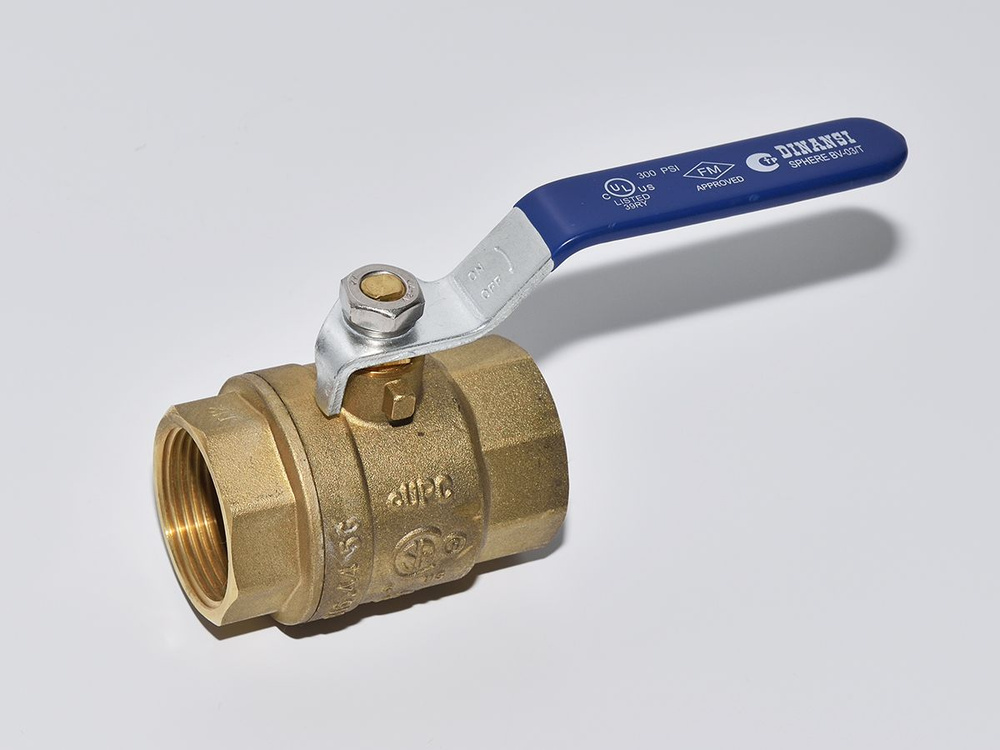 Кран шаровой муфтовый 2" Ду50 ВР-ВР Dinansi Sphere, BV-03/Т купить на ...