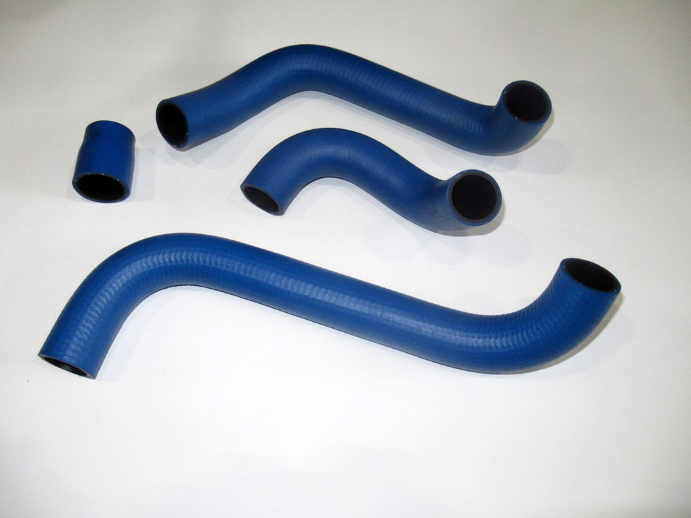 Комплект патрубков радиатора ВАЗ 2121 НИВА 2121 Niva Силикон 4 Патрубка ...