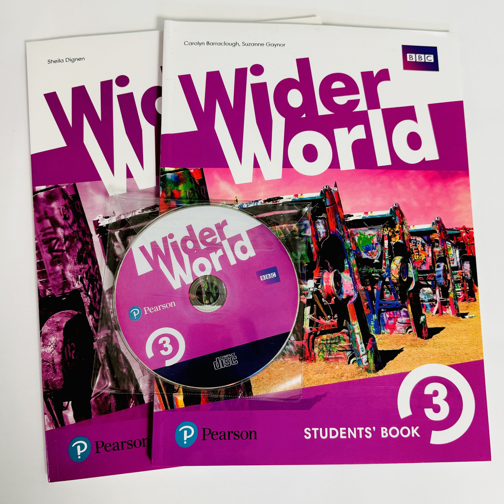 Wider World 3, Учебник - Student's Book + Рабочая Тетрадь - Workbook + Диск #1