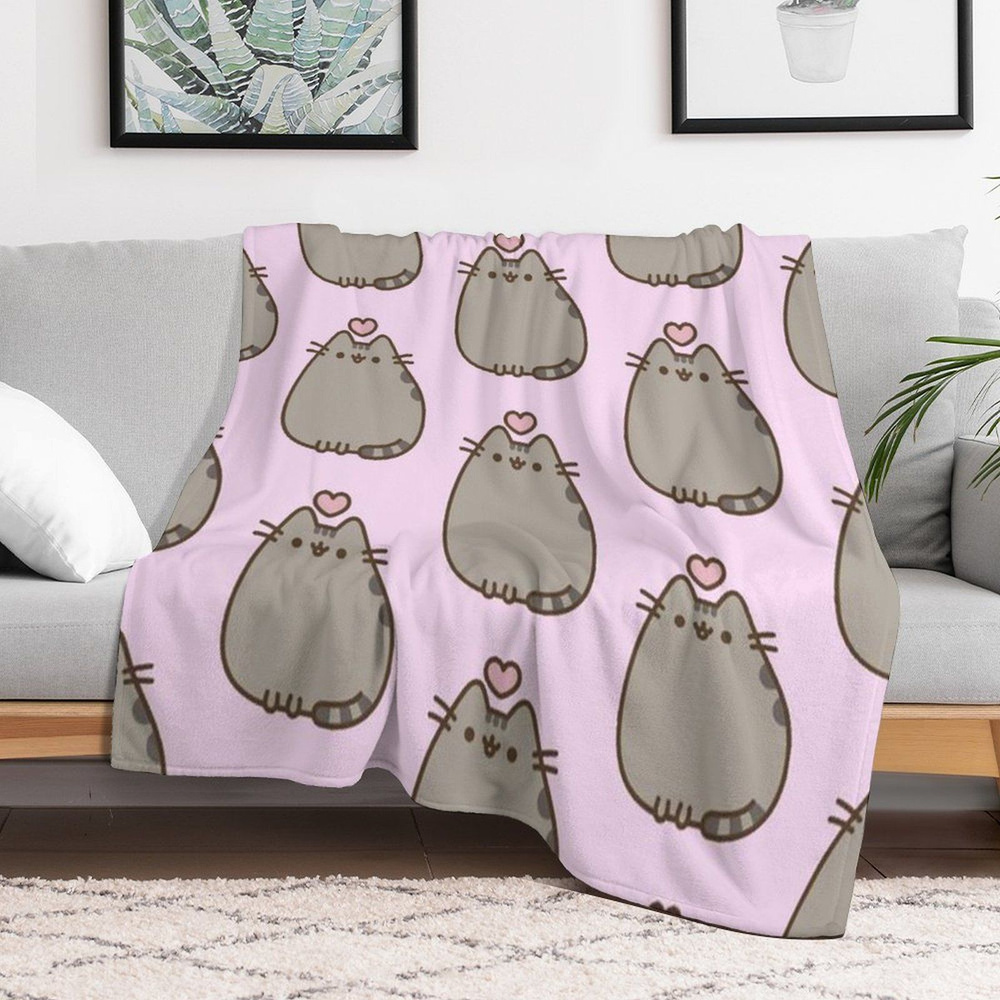 Pusheen Плед , Велсофт, 200х150 см #1