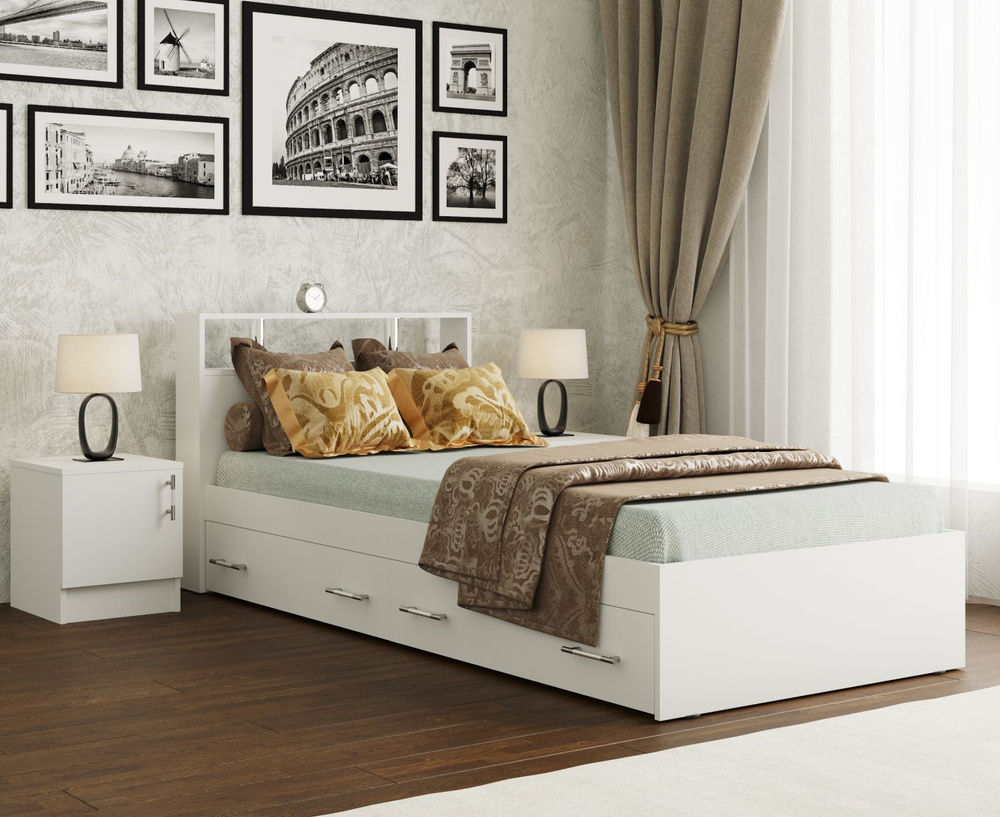 Односпальная кровать кровать АРИНА - купить по выгодной цене в интернет ...