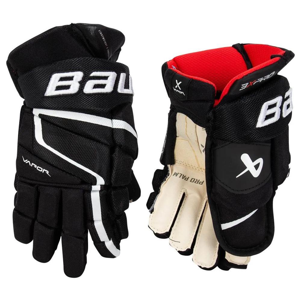Защита хоккейная BAUER Перчатки VAPOR 3X PRO INT_BLK/WHT - купить по ...